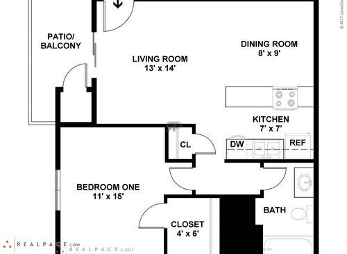 Desert Bloom: Beds - 1: Baths - 1: SqFt Range - 619 to 619