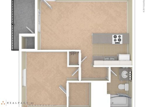 Desert Bloom: Beds - 1: Baths - 1: SqFt Range - 619 to 619