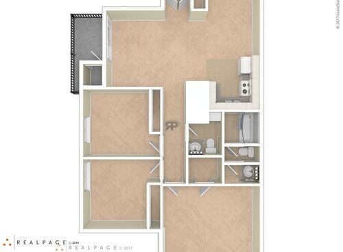 The Brantley: Beds - 3: Baths - 2: SqFt Range - 1032 to 1032