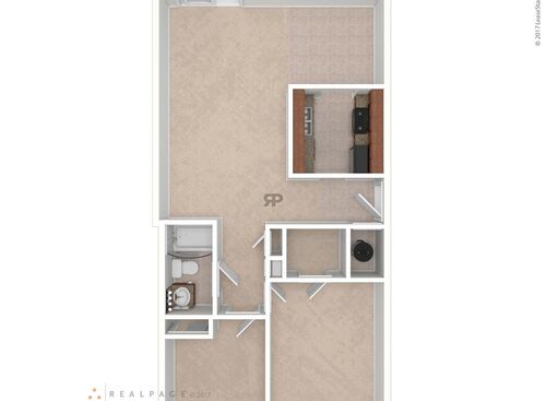 The Bonelli: Beds - 2: Baths - 1: SqFt Range - 820 to 820