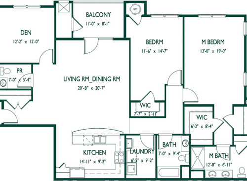 Chelsea: Beds - 2: Baths - 2.5: SqFt Range - 1764 to 1764