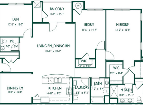 Devereaux: Beds - 2: Baths - 2.5: SqFt Range - 1908 to 1908