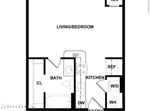 Studio III w/Balc: Beds - 1: Baths - 1: SqFt Range - 442 to 442