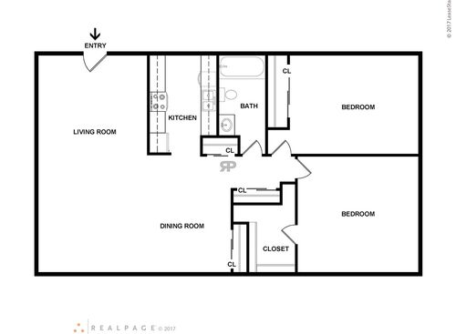 Carmel Pines: Beds - 2: Baths - 1: SqFt Range - 890 to 890