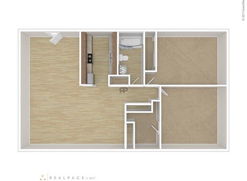 Carmel Pines: Beds - 2: Baths - 1: SqFt Range - 890 to 890