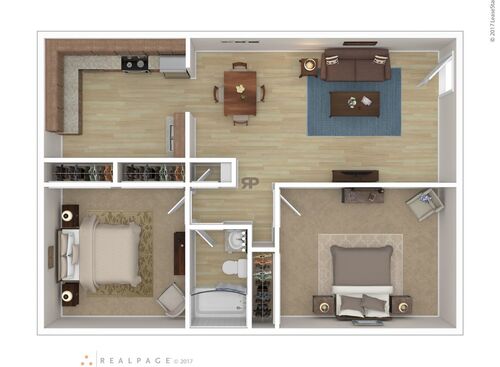 Monterey Pines: Beds - 2: Baths - 1: SqFt Range - 850 to 850