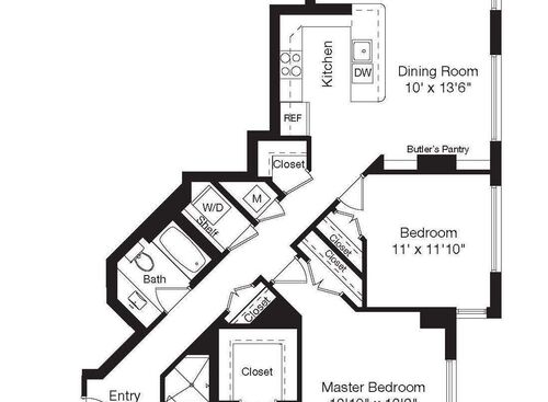 2 Bed/Den/2 Bath 1450: Beds - 2: Baths - 2: SqFt Range - 1450 to 1450