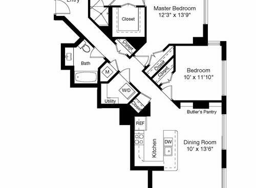 2 Bed/Den/2 Bath 1455: Beds - 2: Baths - 2: SqFt Range - 1455 to 1455