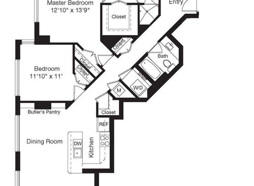 2 Bed/Den/2 Bath 1446: Beds - 2: Baths - 2: SqFt Range - 1446 to 1446