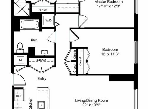 2 Bed/2 Bath 1236: Beds - 2: Baths - 2: SqFt Range - 1236 to 1236