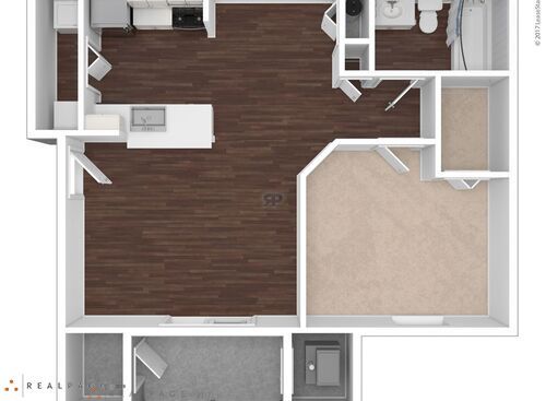 One Bedroom Luxury: Beds - 1: Baths - 1: SqFt Range - 800 to 800