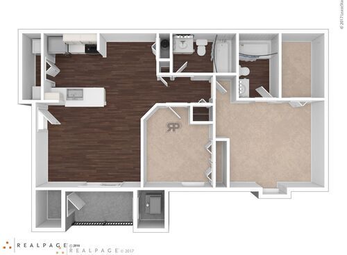 Two Bedroom Luxury: Beds - 2: Baths - 2: SqFt Range - 1050 to 1050