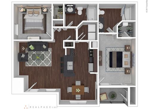 A: Beds - 2: Baths - 2: SqFt Range - 1035 to 1035