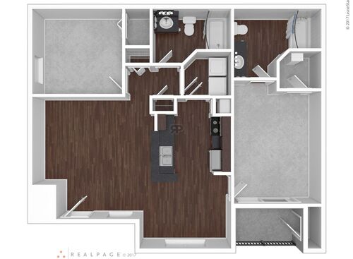 A: Beds - 2: Baths - 2: SqFt Range - 1035 to 1035