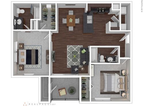 B: Beds - 2: Baths - 2: SqFt Range - 1031 to 1031