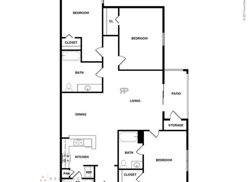 C: Beds - 3: Baths - 2: SqFt Range - 1189 to 1189