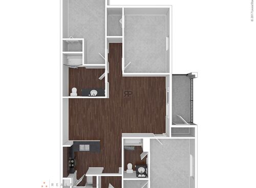 C: Beds - 3: Baths - 2: SqFt Range - 1189 to 1189