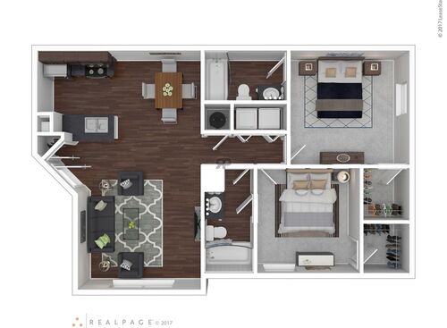 B2: Beds - 2: Baths - 2: SqFt Range - 943 to 943
