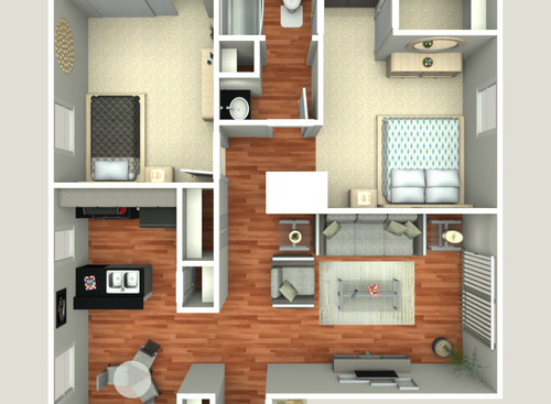 B2: Beds - 2: Baths - 1: SqFt Range - 900 to 900