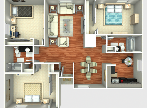 C1: Beds - 3: Baths - 2: SqFt Range - 1200 to 1200