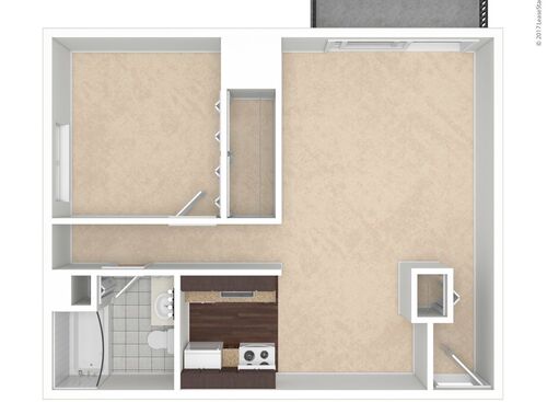Demille: Beds - 1: Baths - 1: SqFt Range - 710 to 710