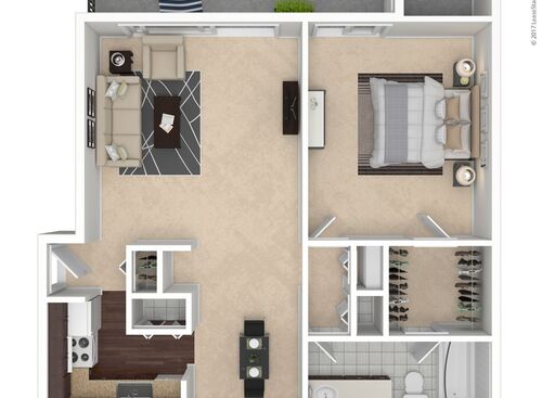 Bogart: Beds - 1: Baths - 1: SqFt Range - 820 to 820