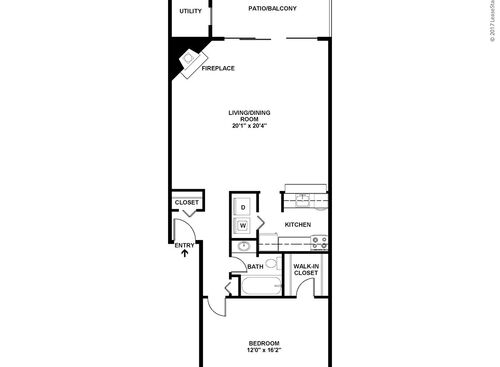 Hayworth: Beds - 1: Baths - 1: SqFt Range - 965 to 965