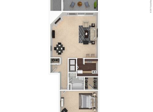 Hayworth: Beds - 1: Baths - 1: SqFt Range - 965 to 965