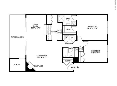 Harlow: Beds - 2: Baths - 2: SqFt Range - 1115 to 0
