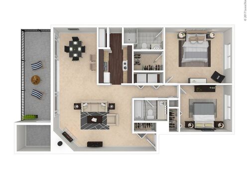 Harlow: Beds - 2: Baths - 2: SqFt Range - 1115 to 0
