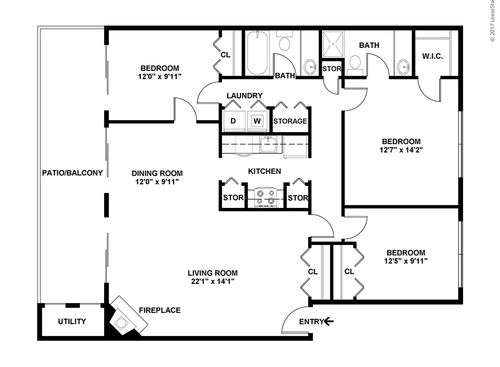 Ultimate Boyer: Beds - 3: Baths - 2: SqFt Range - 1360 to 1360
