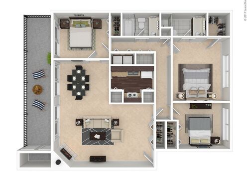 Ultimate Boyer: Beds - 3: Baths - 2: SqFt Range - 1360 to 1360