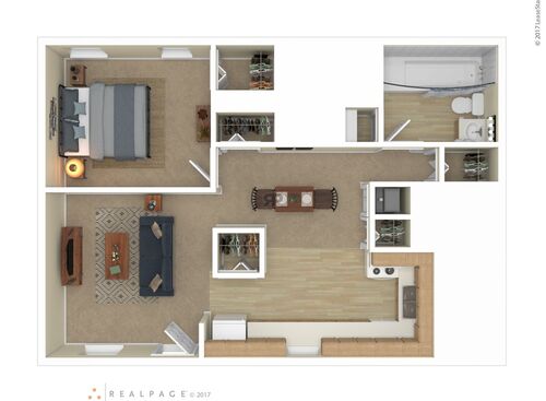 1 Bedroom 1 Bath: Beds - 1: Baths - 1: SqFt Range - 652 to 652