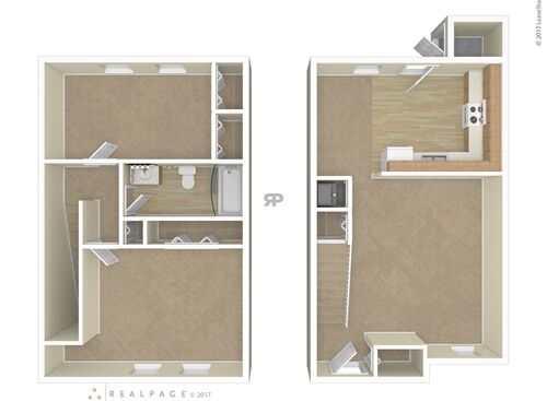 2 Bedroom 1 Bath: Beds - 2: Baths - 1: SqFt Range - 795 to 795