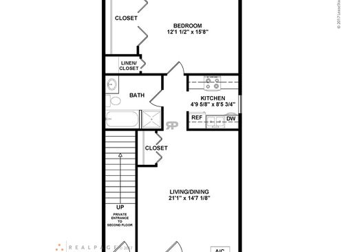 1 Bedroom: Beds - 1: Baths - 1: SqFt Range - 568 to 568