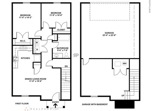 2 Bedroom: Beds - 2: Baths - 1: SqFt Range - 957 to 957