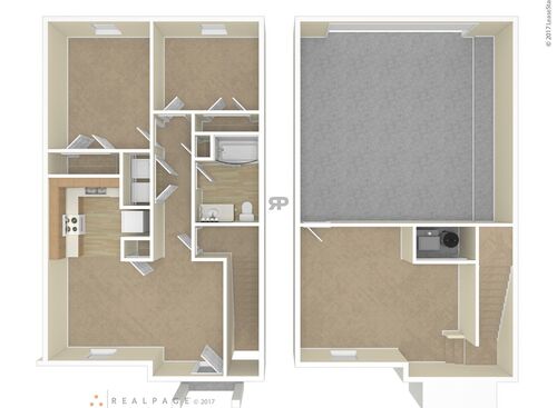 2 Bedroom: Beds - 2: Baths - 1: SqFt Range - 957 to 957