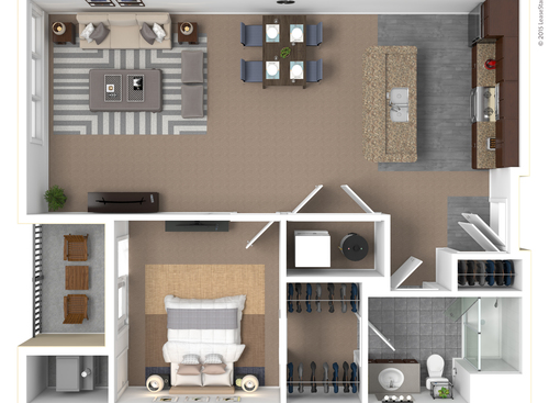 Caldwell: Beds - 1: Baths - 1: SqFt Range - 881 to 881