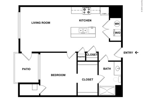 Balfour: Beds - 1: Baths - 1: SqFt Range - 761 to 761