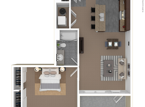 Barrett: Beds - 1: Baths - 1: SqFt Range - 901 to 901