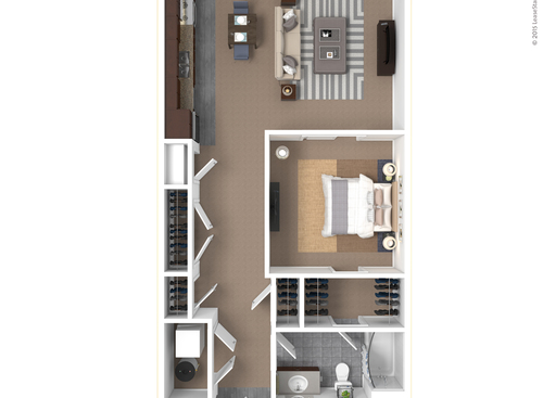 Beckett: Beds - 1: Baths - 1: SqFt Range - 737 to 839