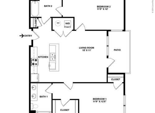 Finnegan: Beds - 2: Baths - 2: SqFt Range - 1198 to 1198