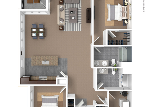 McGown: Beds - 2: Baths - 2: SqFt Range - 1326 to 1326