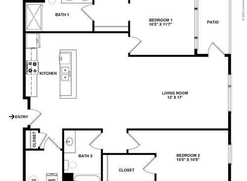 Malone: Beds - 2: Baths - 2: SqFt Range - 1250 to 1250