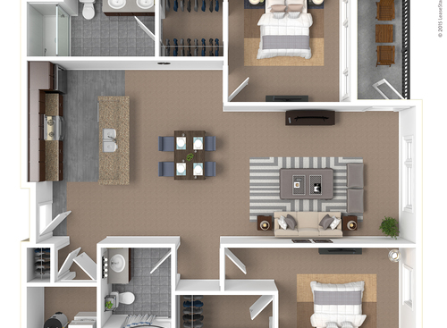 Malone: Beds - 2: Baths - 2: SqFt Range - 1250 to 1250