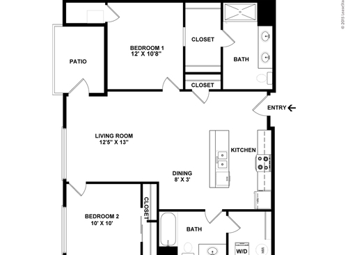 Farrington: Beds - 2: Baths - 2: SqFt Range - 1099 to 1099