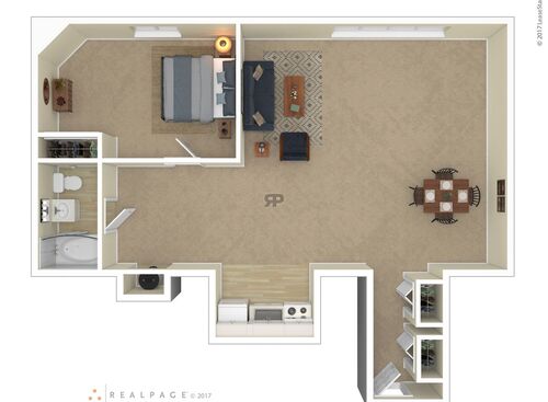 1 End: Beds - 1: Baths - 1: SqFt Range - 500 to 500