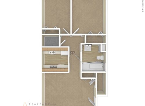 Two Bedroom Handicap: Beds - 2: Baths - 1: SqFt Range - 500 to 500