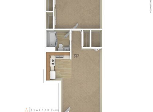 One Bedroom: Beds - 1: Baths - 1: SqFt Range - 500 to 500