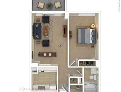 1 Bedroom HUD: Beds - 1: Baths - 1: SqFt Range - 575 to 575